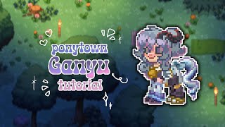 ✨ PONYTOWN ✨   💫 Ganyu Cosplay Tutorial 💫   || Genshin Impact ||