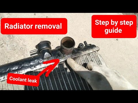 how to replace radiator nissan xterra #diy #xterra #repair #mechanic #nissan