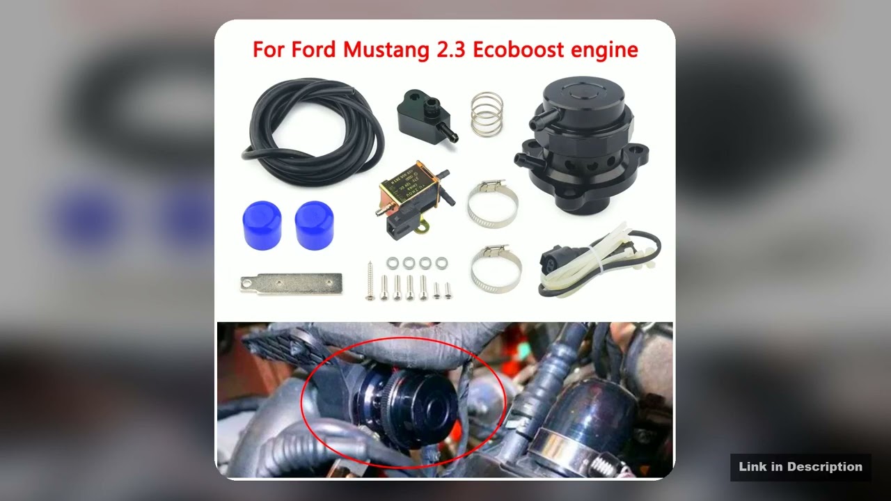 HighQuality Atmospheric Blow Off Valve For Ford Mustang 23 Ecoboost EngineWith Logo Or Not Logo Upg