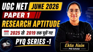 UGC NET JUNE 2026 Paper 1 Research | UGC NET Paper 1 by Ekta Nain| UGC NET Paper 1