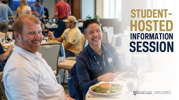 Notre Dame Data Science Student-Hosted Info Session (04/30/2020)