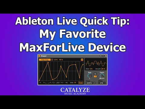Ableton Quick Tip: My favorite MaxForLive Device - Shaper
