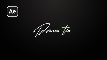 Signature Style Text Animation in After Effects | After Effects Tutorial