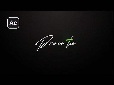 Signature Style Text Animation in After Effects | After Effects Tutorial