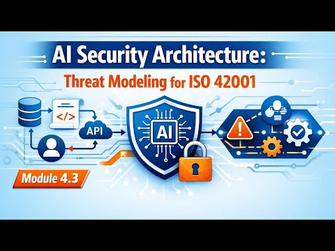 AI Security Architecture: Threat Modeling for ISO 42001 | Module 4.3 video thumbnail