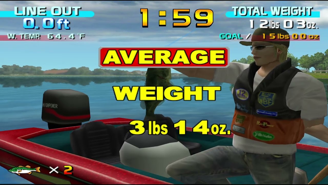 Sega Bass Fishing Wii Second Course