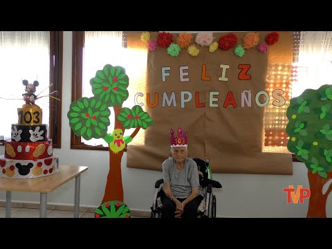 Celebración del 103 Cumpleaños de Fe en Hontoria del Pinar