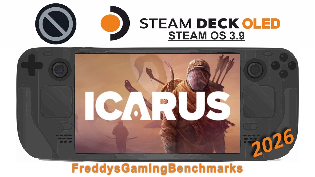 Icarus (update 215) on Steam Deck OLED with Steam OS 3.9