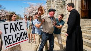 Protestant Says the Catholic Church Is "Man Made" — Priest Responds