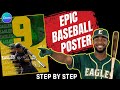 Sports Graphic Design in Canva | Epic Baseball Poster Tutorial