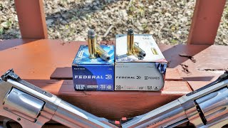 πOld School Ammo Special Testπ .38 Special VS .44 Special Lead Semi-Wadcutter Hollow Points