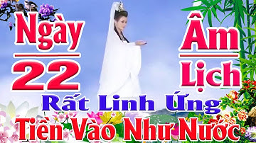 Sáng 20 Âm Mở Kinh Cầu An Rất Linh Ứng Mẹ Hộ Trì Hết Bệnh Tiền Vô Như Nước ,Phát Vượng!