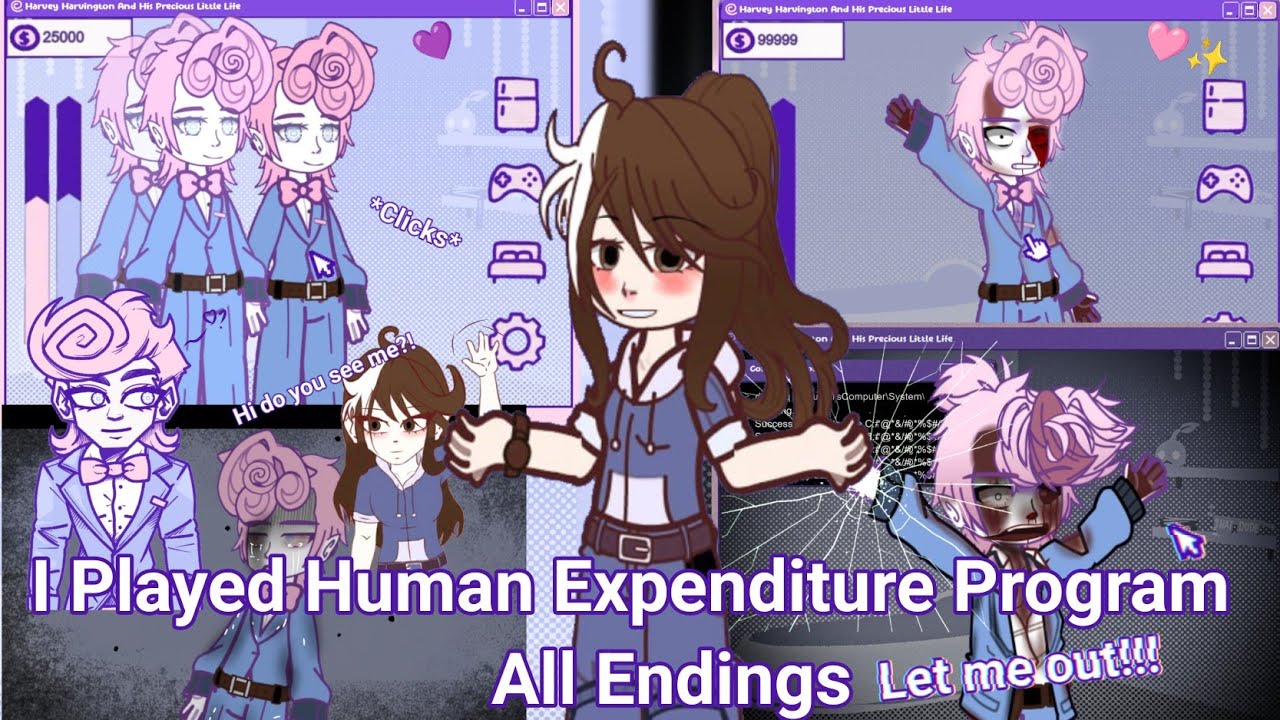 I Played Human Expenditure Program Part 2🩷✨💜⊂⁠(⁠(⁠・⁠▽⁠・⁠)⁠)⁠⊃ #humanexpenditureprogram #bloodmoney
