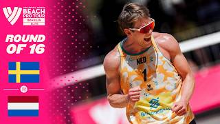 Åhman/Hellvig vs. Luini/Immers - Round of 16 Highlights | Brasilia 2026 #BeachProTour