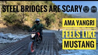 Dangerous feeling of steel bridge🥶|Ama Yangri Day 1 ||gabbarsujan| #nepal  #vlog #travel #explore