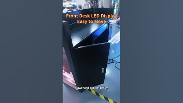 front desk led display #customized #digitalsignage #factory #advertising #leddisplaymanufacturer