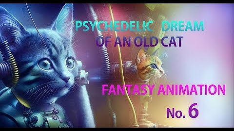 Psychedelic dream of an old cat. Text2Image. AI Animation. Stable Diffusion. Deforum. Fantasy No.6.