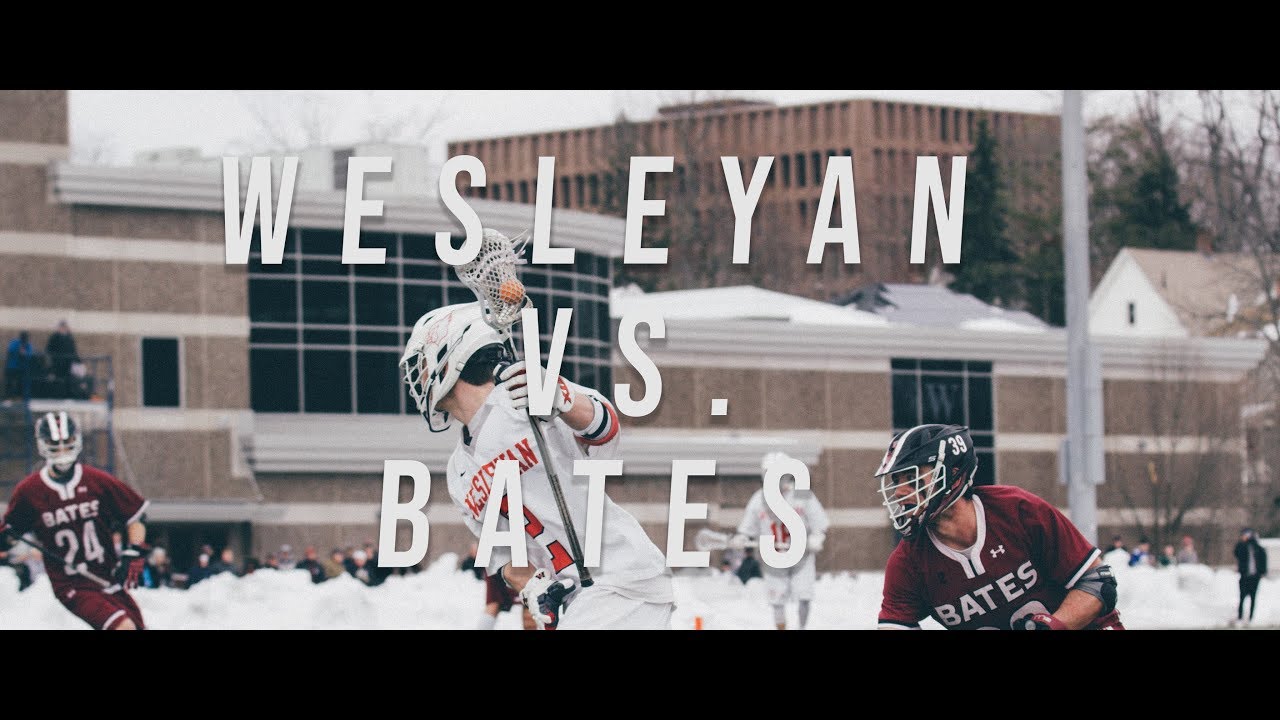 Wesleyan Men's Lacrosse vs. Bates Game Highlights YouTube