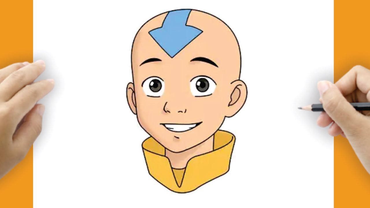 How to Draw Aang from Avatar | Step-by-Step Tutorial - YouTube