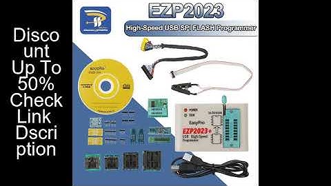 EZP2023 High-Speed USB SPI Programmer+12 Adapters Support 24 25 26 93 95 EEPROM 25 Flash Bios Chip B