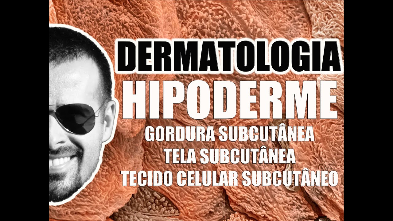 Anatomia da Pele - HIPODERME: Funções da gordura subcutânea - Sistema Tegumentar - VideoAula 043 fisiologia patologica