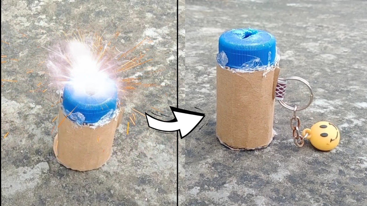 Making Mini Smoke Bomb | Smoke Bomb With Cardboard | very simple easy 💣 ...