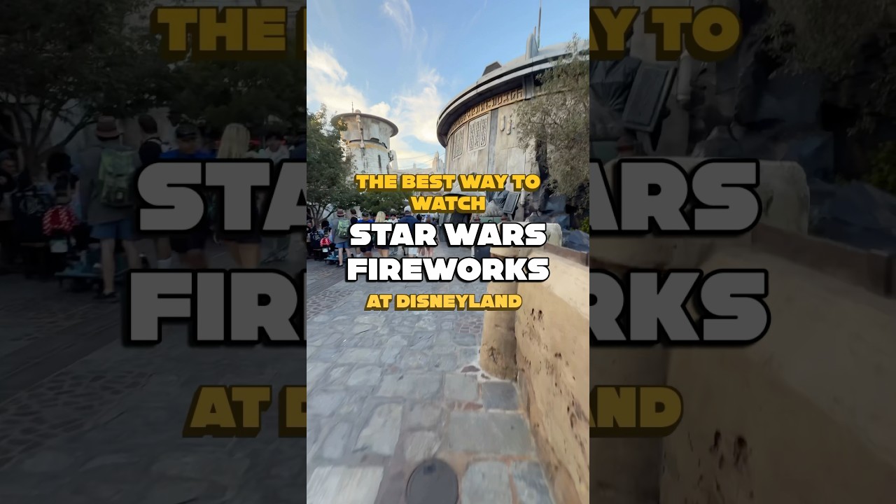 The BEST way to see the Star Wars fireworks and projection shows at Disneyland | ​⁠