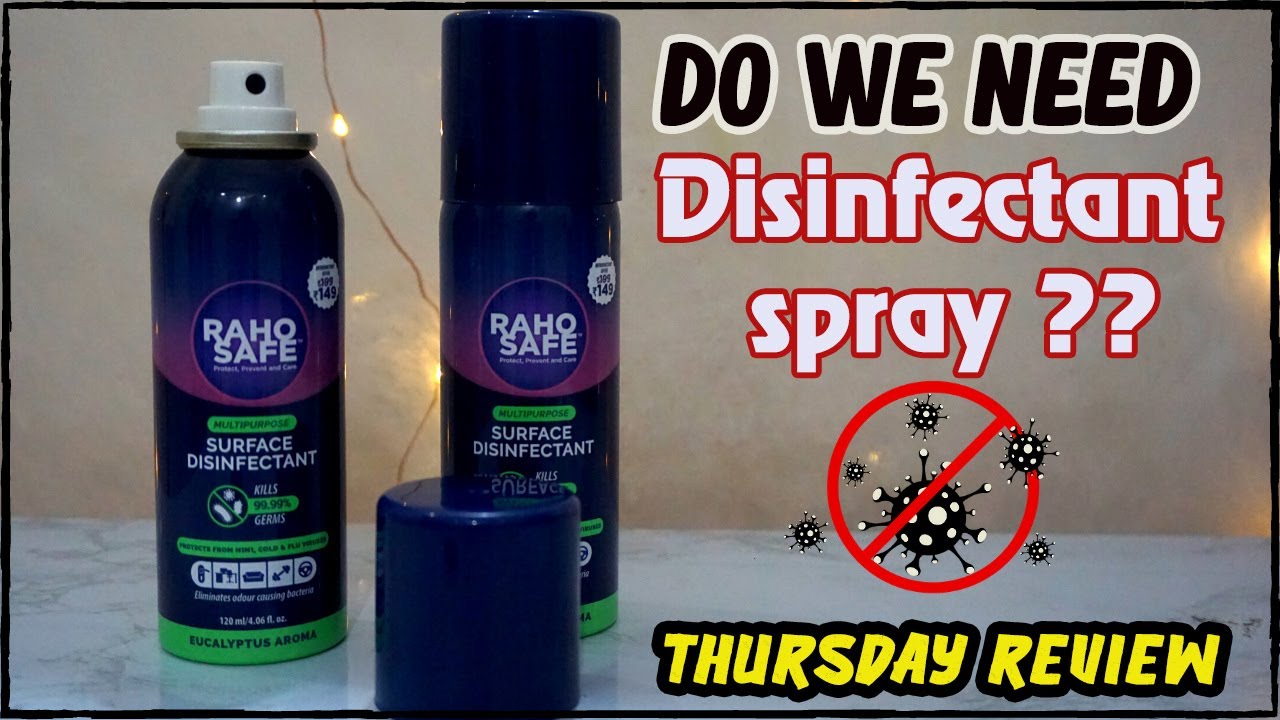 Must Carry While Traveling In COVID-19 | Reduces Risk Of Infection - Raho Safe Disinfectant Spray