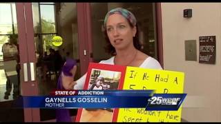 Large crowd at opioid addiction workshop