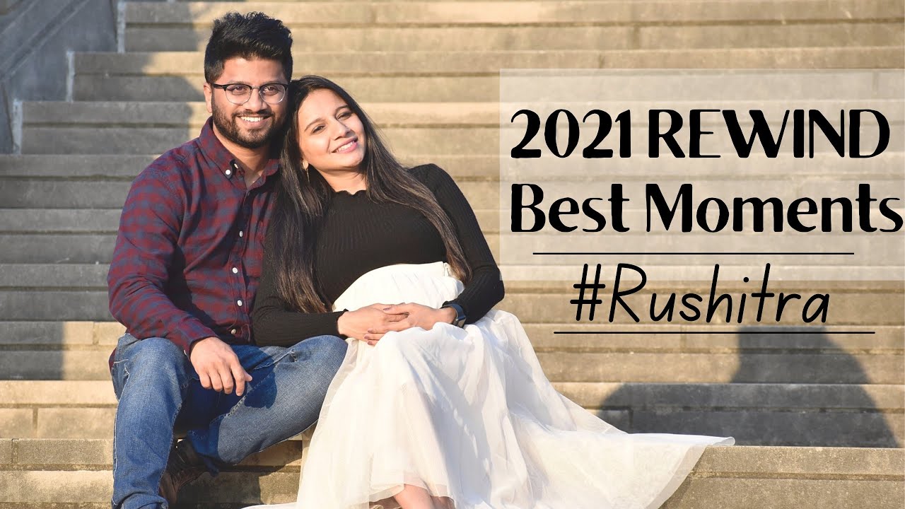 Best Moments of Rushitra 2021 | Happy new year | Marathi Vlog | Marathi Couple