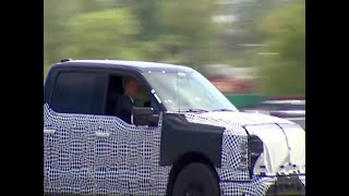 Biden rides an electric Ford-150 Electric Truck