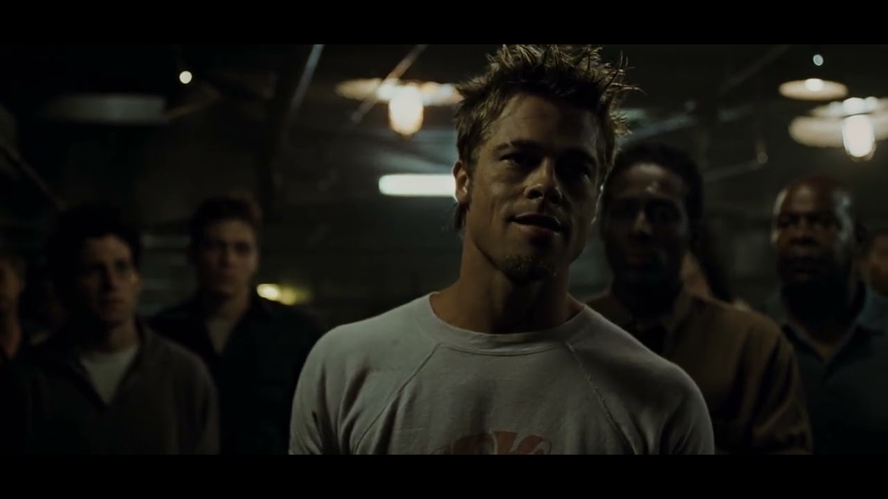 Fight Club - Tyler's speaking scene