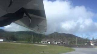 French Polynesia - Huahine  -Starting at Huahine Airport  Nice Island view