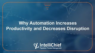 Why Automation Increases Productivity and Decreases Disruption