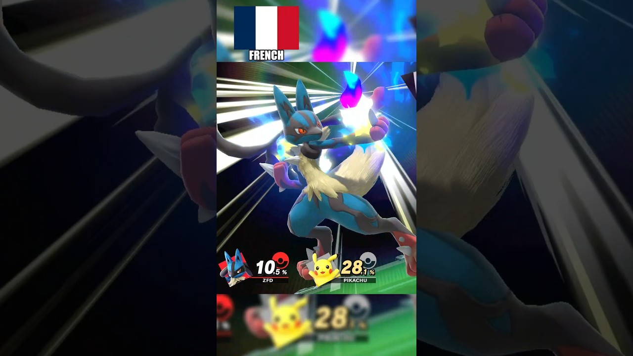 Lucario Final Smash in different languages | Super Smash Bros. Ultimate