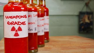 How to Make Hot Sauce with the HOTTEST Chillies In The World!