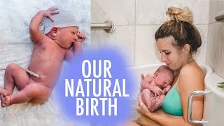 OUR NATURAL BIRTH VIDEO! [Birth Center]