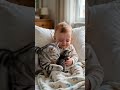 Cat Brings Kitten to Calm Crying Baby — Instant Smile! #Cats #Baby #Cute