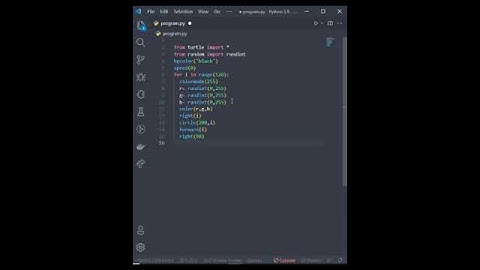 Beautiful design using python turtle 😍🤩 | turtle tutorials | python tutorials | #turtle #python