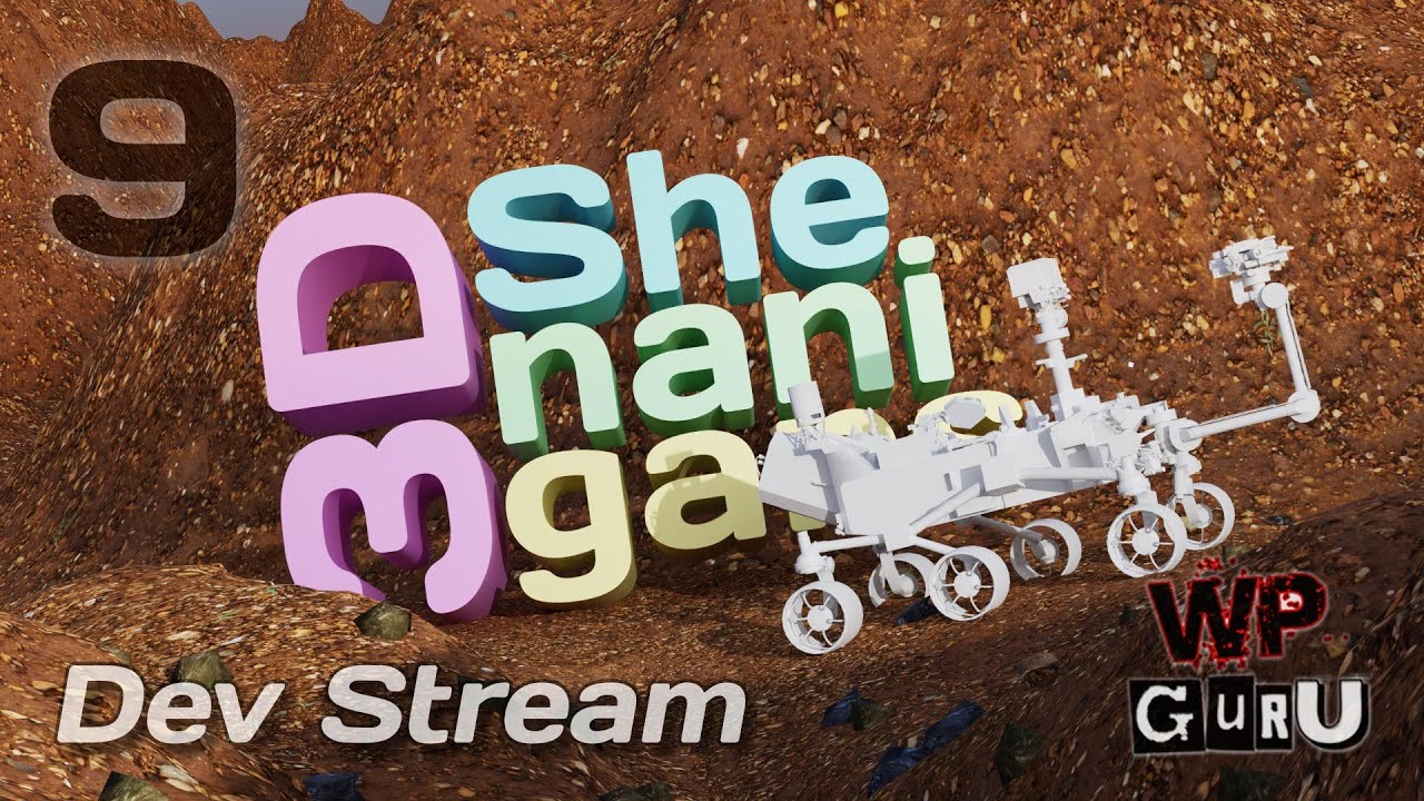 3D Shenanigans #2.09b - Flying through a crack of a landscape in ...