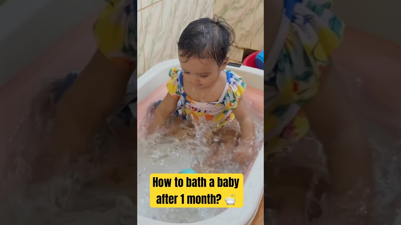 Baby Bathing Tutorial 👶 Step-by-Step Safe Method for New Parents 