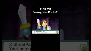 Find Mii Snowgrave Route
