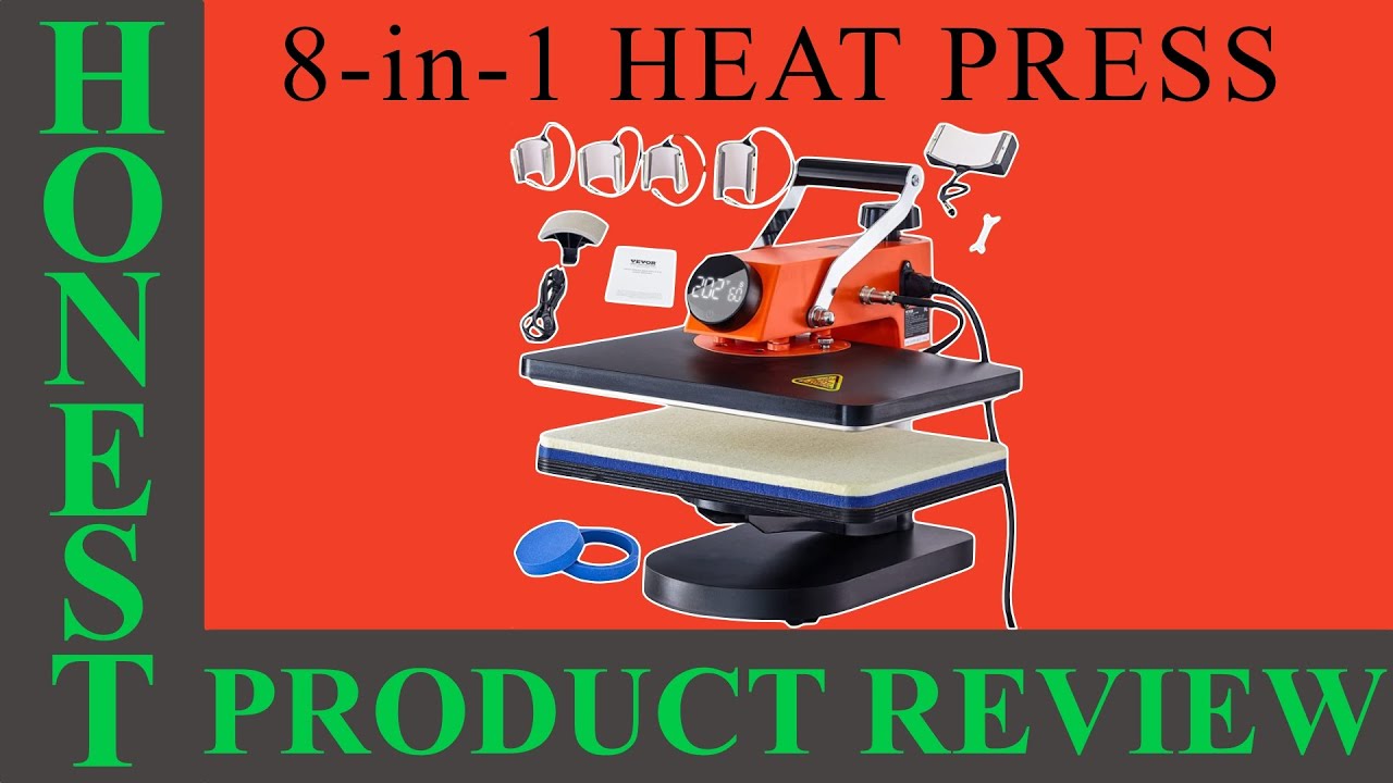 Mastering the VEVOR Heat Press 15x15 8 in 1: Unboxing, Setup, and Review 