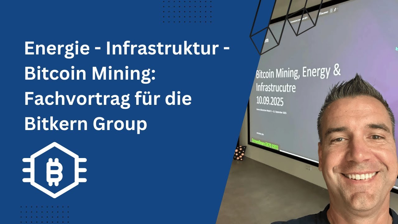 Bitcoin Mining: Energie, Infrastruktur & Zukunft – mein Vortrag bei der Vienna Blockchain Week 2025
