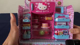 10 Minutes Satisfying with Unboxing Hello Kitty Refrigerator #asmr #hellokitty #sanrio #japan #cute