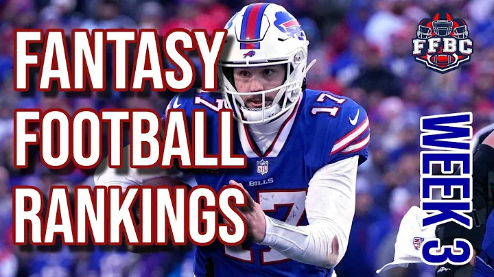 Week 3 Fantasy Football Rankings Feature Josh Allen and Tony Pollard