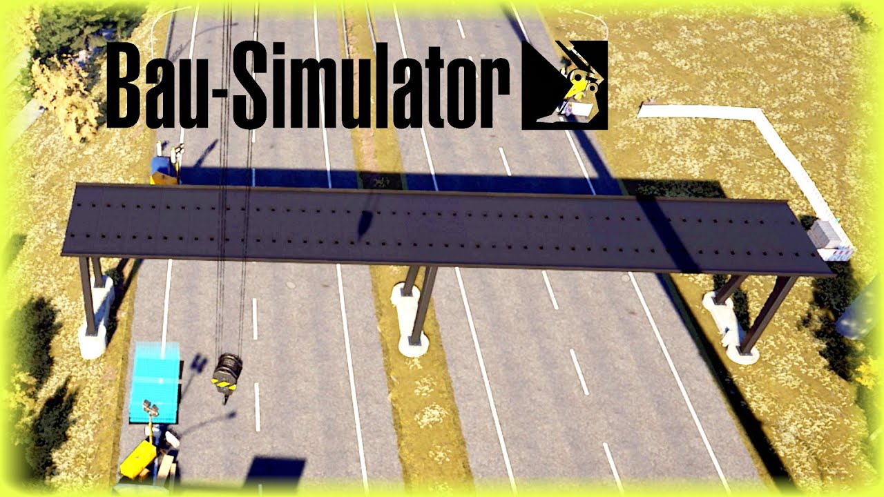 Bau-Simulator: 🏗️89 - Fußgängerbrücke / Stahlelemente liefern & platzieren - Ps5 4K Gameplay German