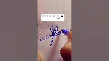 How to sign your signature?❤ #shortvideo