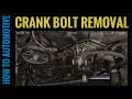 How to Remove a Stuck Crank Bolt on a Toyota V6 Engine