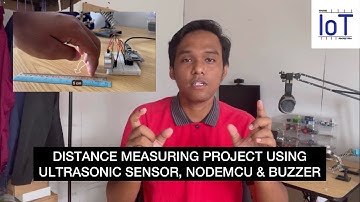 Distance Measuring Project Using Ultrasonic Sensor, NodeMCU and Buzzer | The IoT Dude